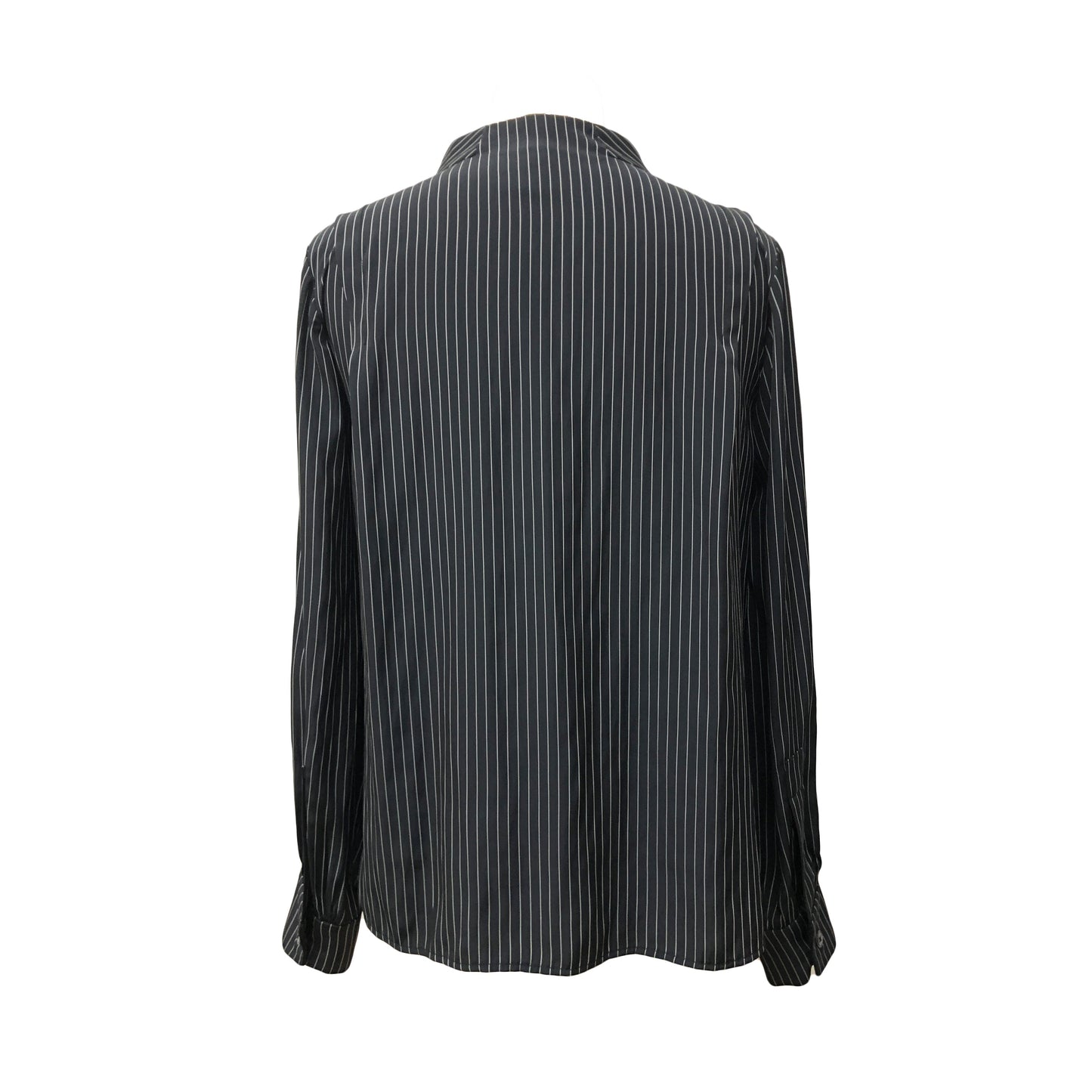 Cupro satin asymmetric Delana blouse in Striped – HEIKE-NY