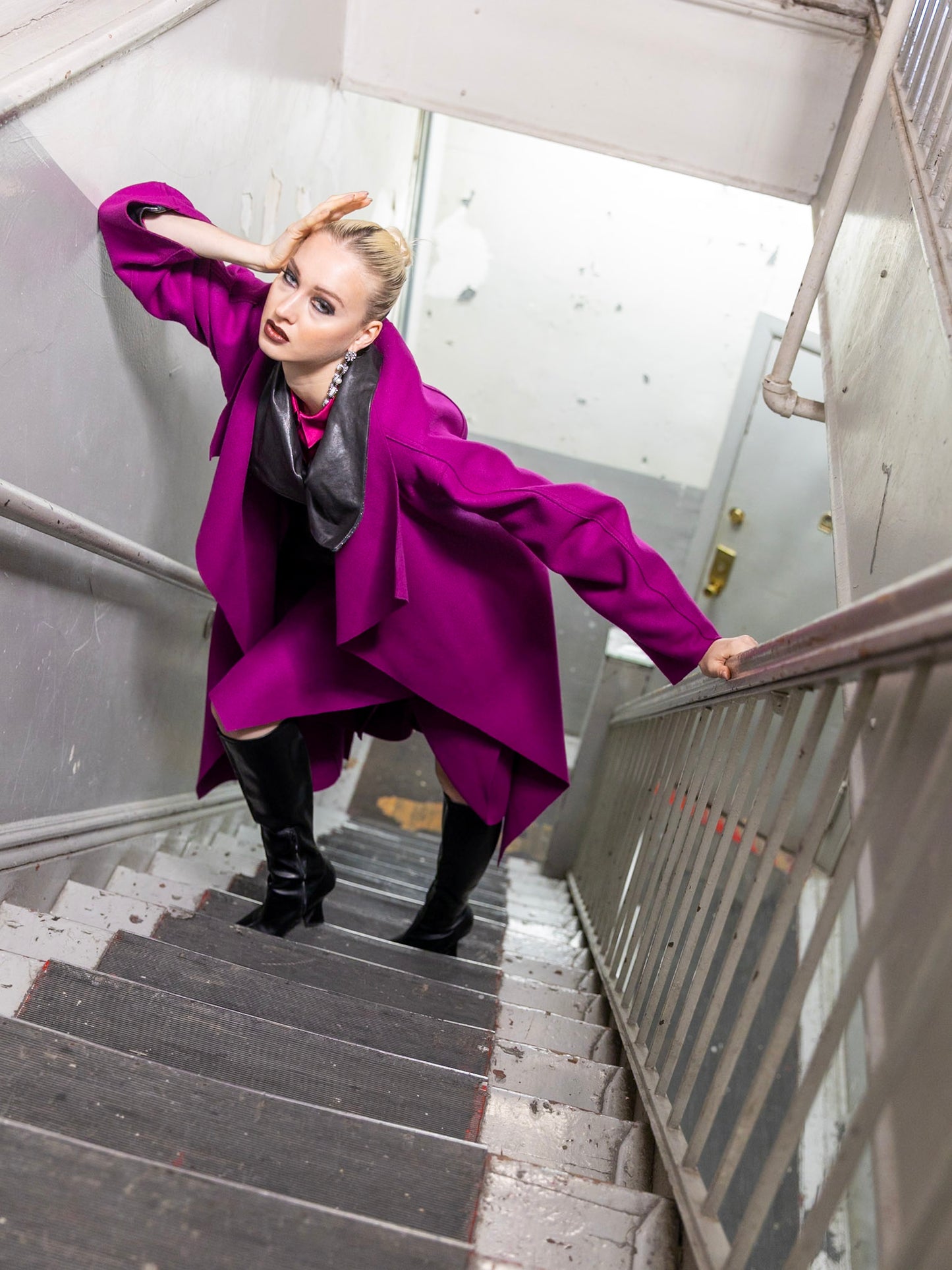 The Fuschia Rumi Coat