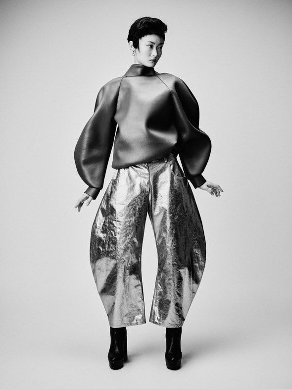 The Metallic Jacob Pants