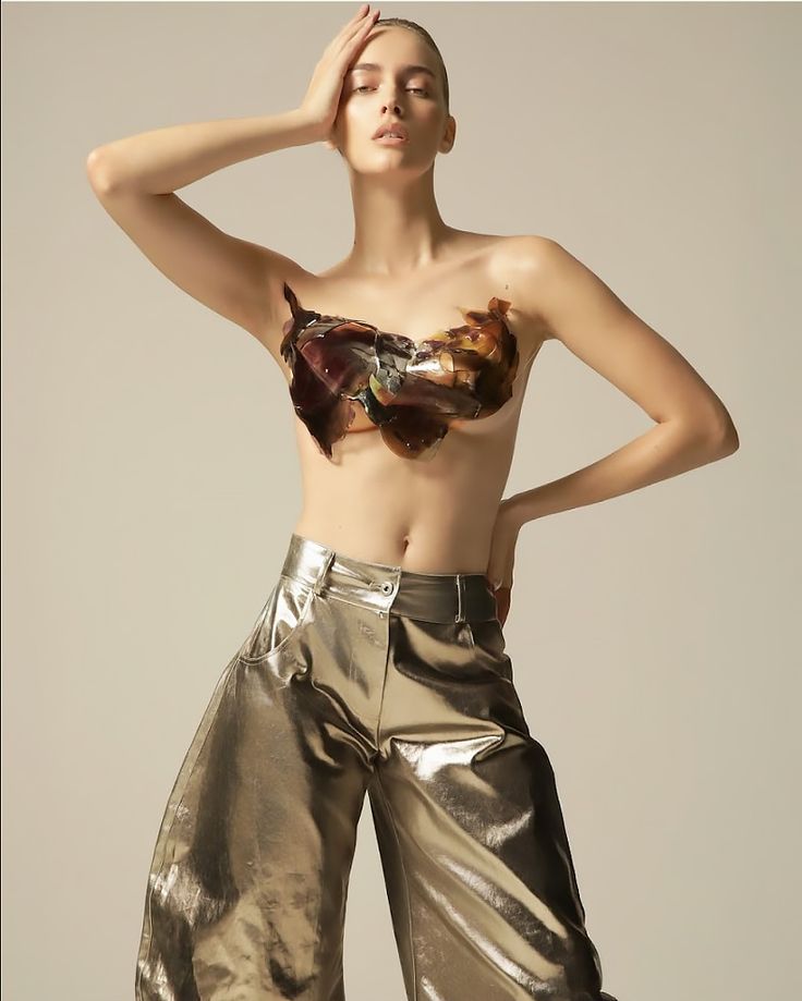 The Metallic Jacob Pants