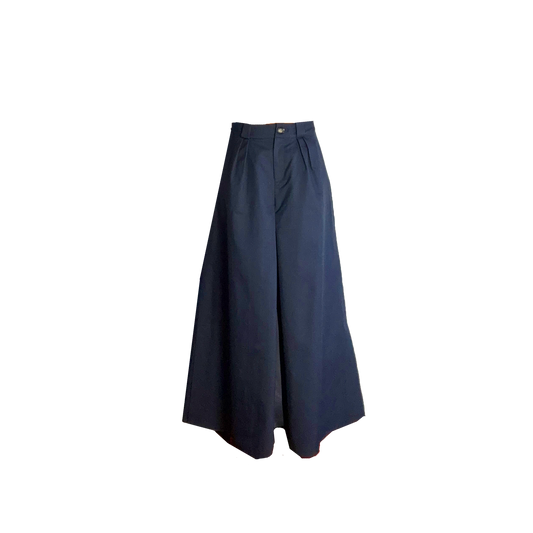 Wide-leg culotte Sua pant – Front – HEIKE-NY