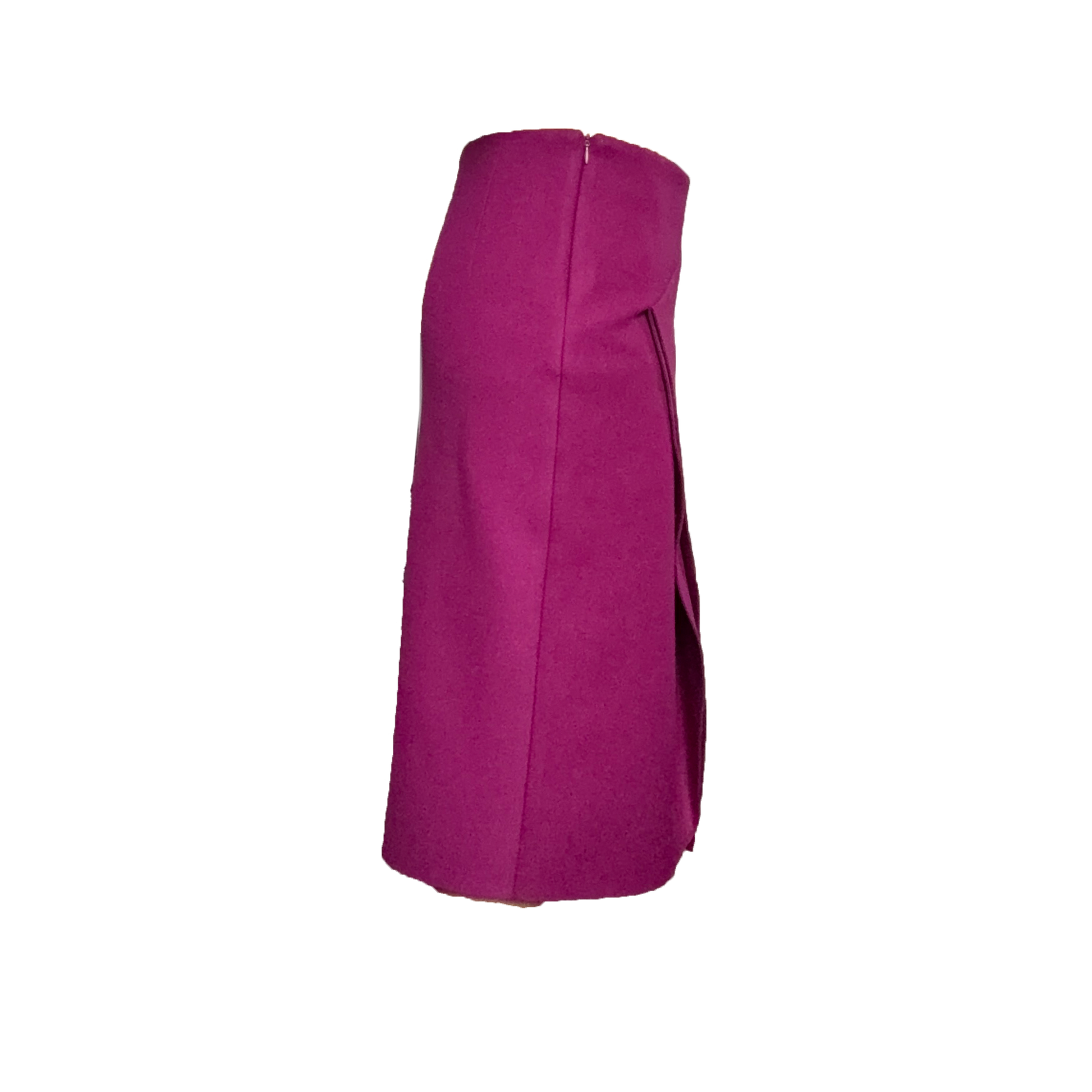 Wool Fuchsia Long wrap skirt 