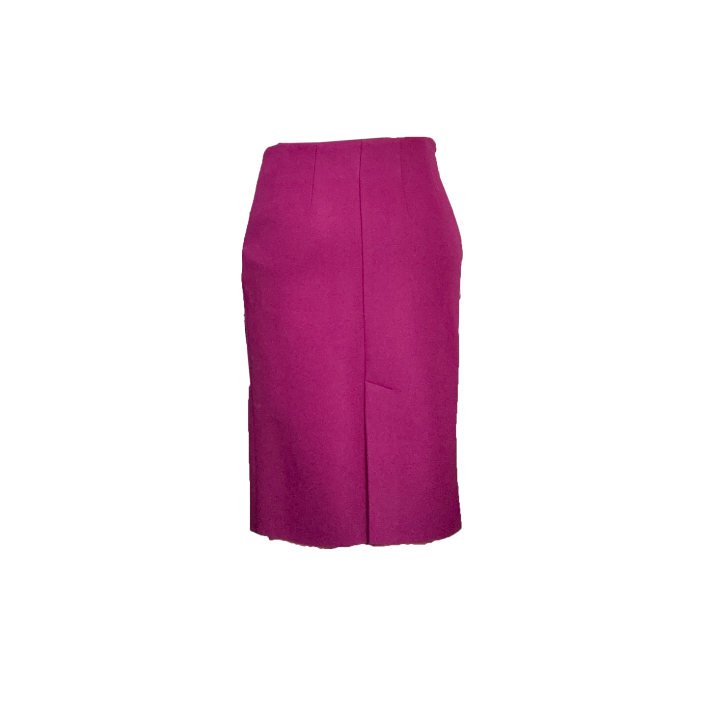 Wool Fuchsia Long wrap skirt 