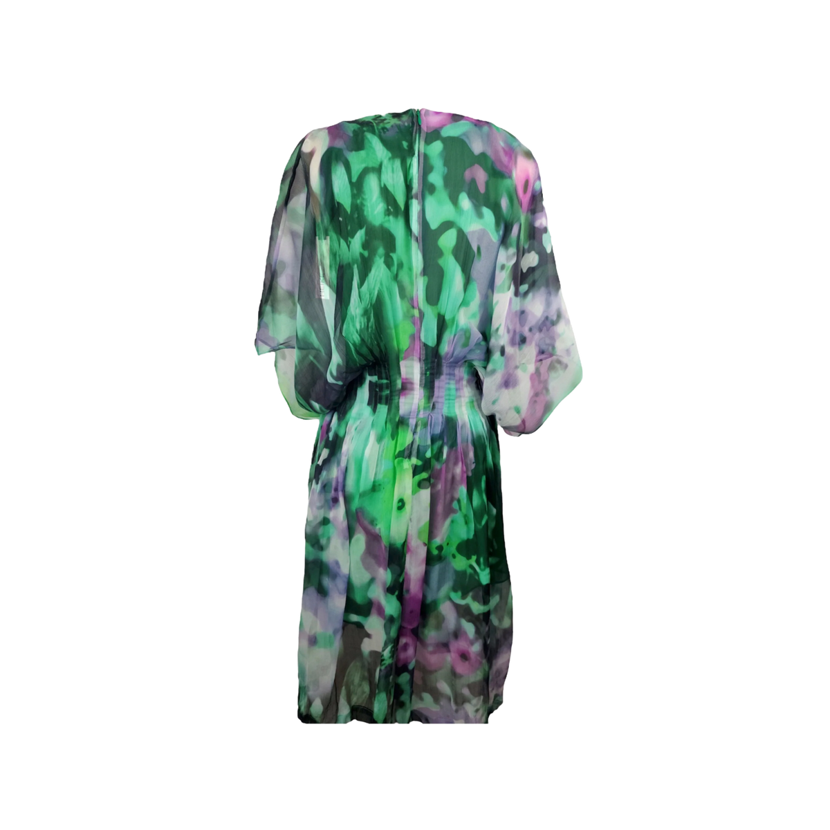 The Silk Darted Monique Dress